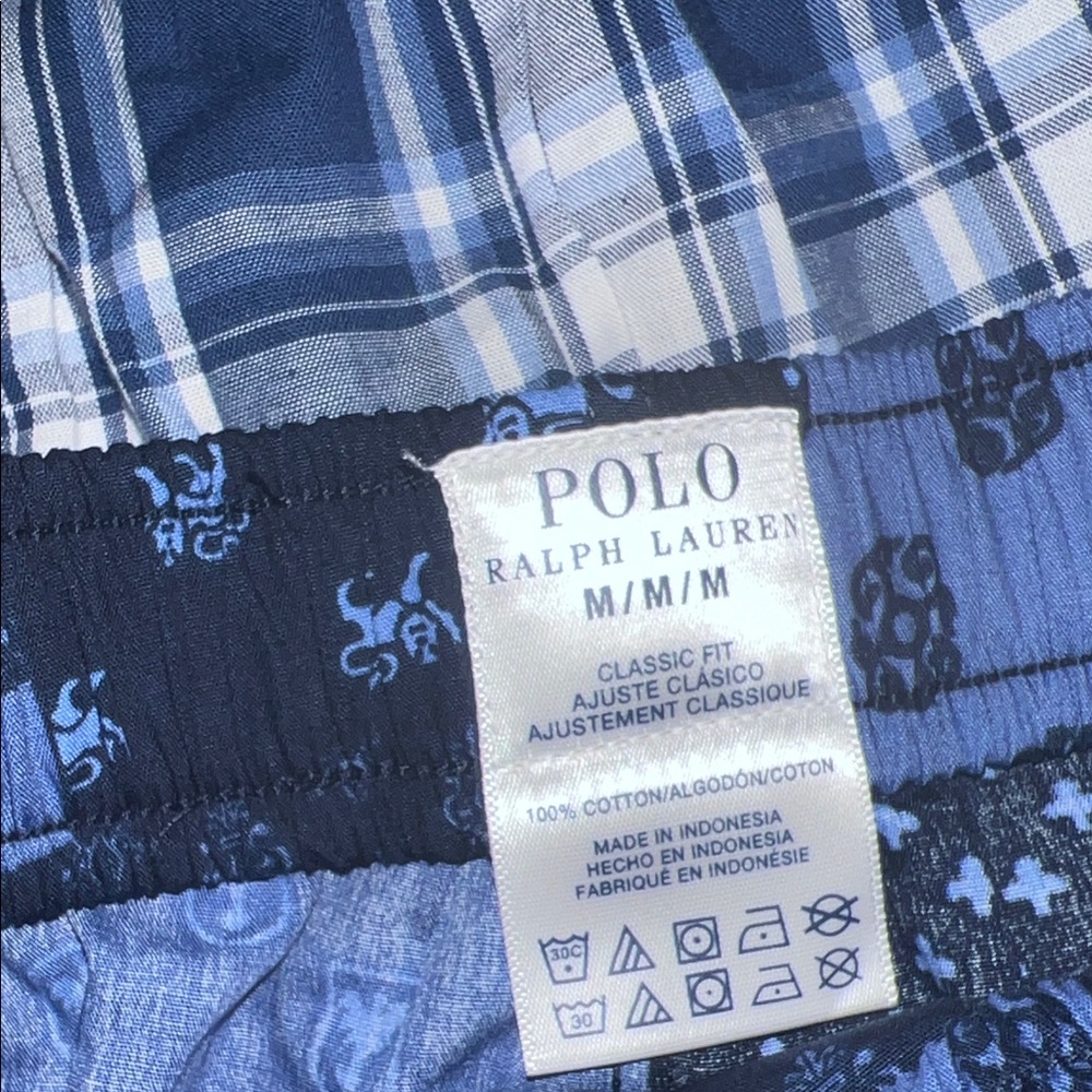 Polo Ralph Lauren Boy’s Boxer Shorts - Blue and Red Set - Picture 12 of 13